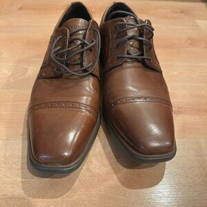 Rockport Brown Leather Men's Oxfords